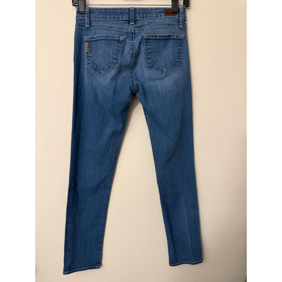 Women's PAIGE Blue Skinny Skyline Ankle Peg Jeans Size 25 - Picture 4 of 4